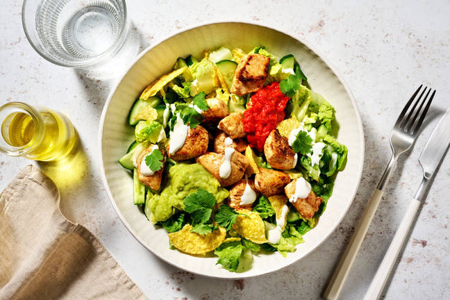 Mexican Chicken & Corn Chip Crunch Bowl