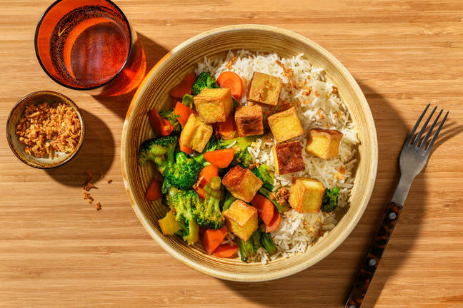 Sweet Soy Tofu & Teriyaki Veggies