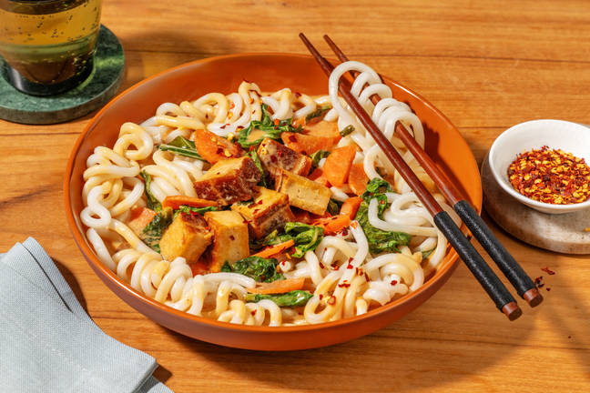 Sweet Soy Tofu & Katsu Udon Noodles