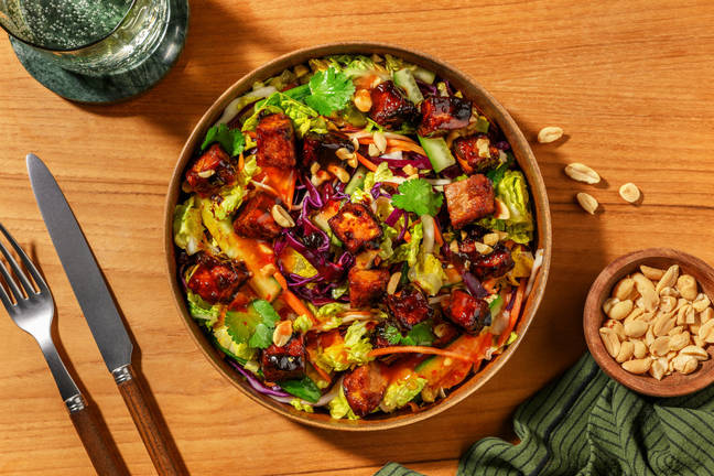 Sticky Indonesian Tofu Goreng Salad