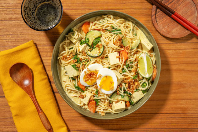 Tofu & Egg Noodle Laksa