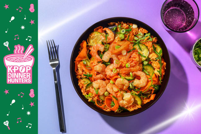 Korean-Inspired Prawn & Crispy Rice Salad