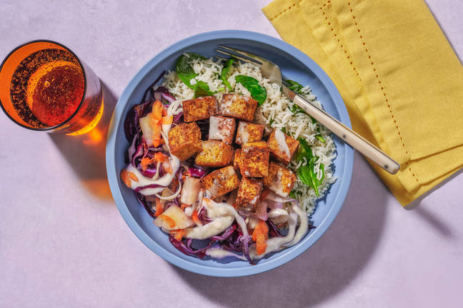 Caribbean Tofu & Creamy Coconut Sauce