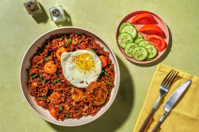 Indonesian Prawn Nasi Goreng & Vibrant Veg