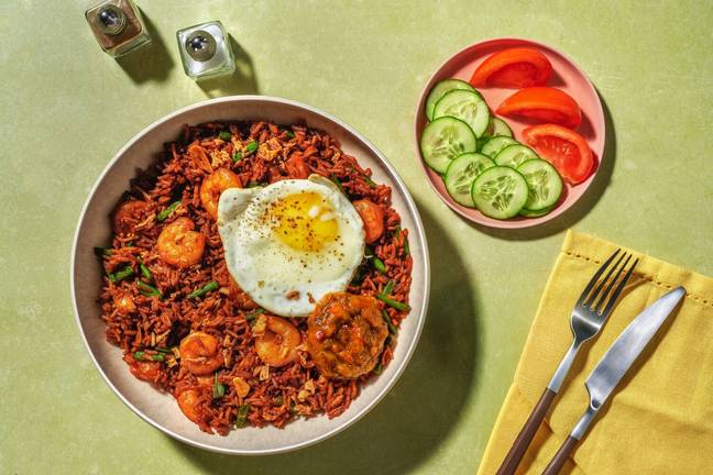 Indonesian Prawn Nasi Goreng & Vibrant Veg