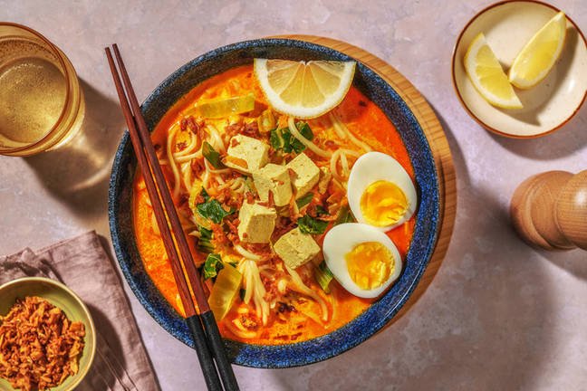 Warming Tofu & Egg Noodle Laksa