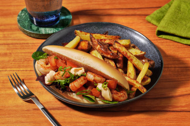American-Style Prawn Po’ Boy