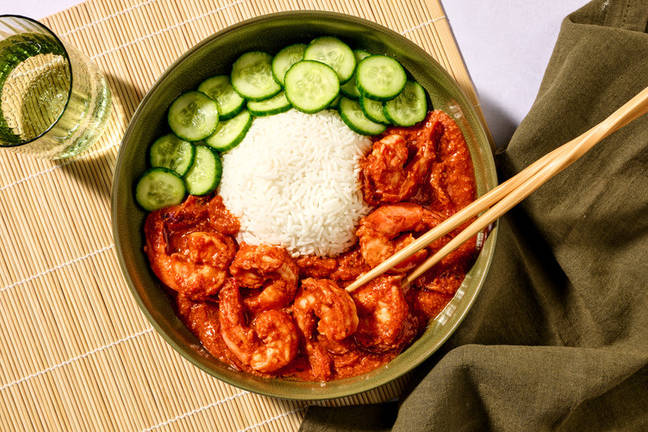 Hawker-Style Saucy Sambal Prawns