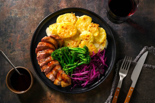 Date-Night Roast Duck & Dauphinoise Potatoes