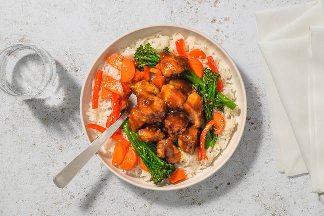 Sticky & Sweet Popcorn Chicken