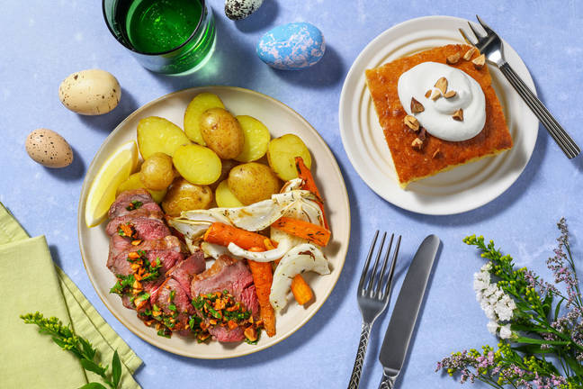 Roast Beef Sirloin & Truffle Chat Potatoes for Dinner