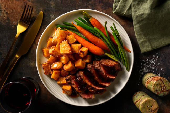 Luxe Beef Eye Fillet & Sticky Rosemary Sauce