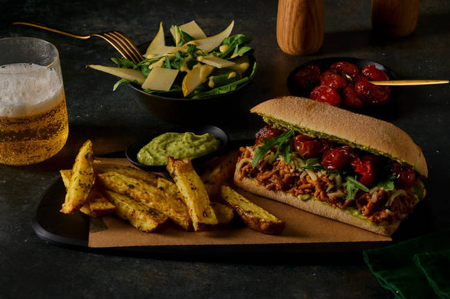 Pulled Pork & Roasted Cherry Tomato Subs