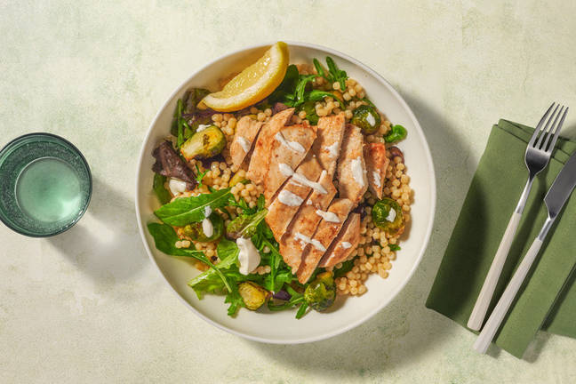 Rustic Chicken & Pearl Couscous Salad