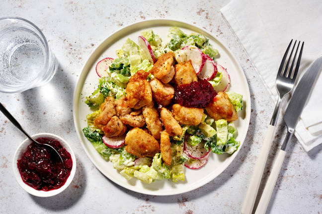 Easy Smokey Fried Chicken & Creamy Salad