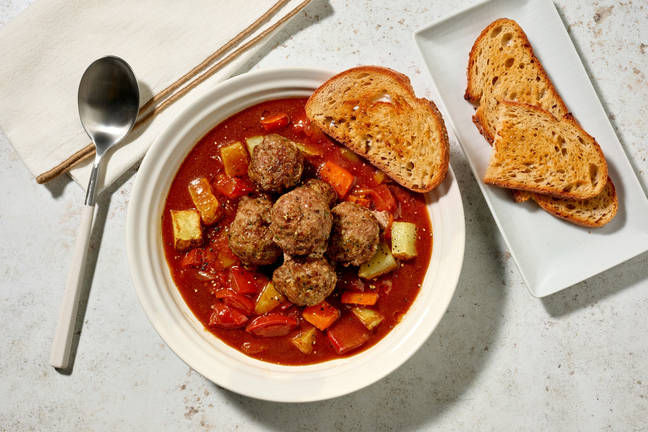 Irish Beef Meatball & Red Wine Stew