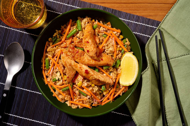 Zesty Sweet Chilli Pork & Egg Fried Rice