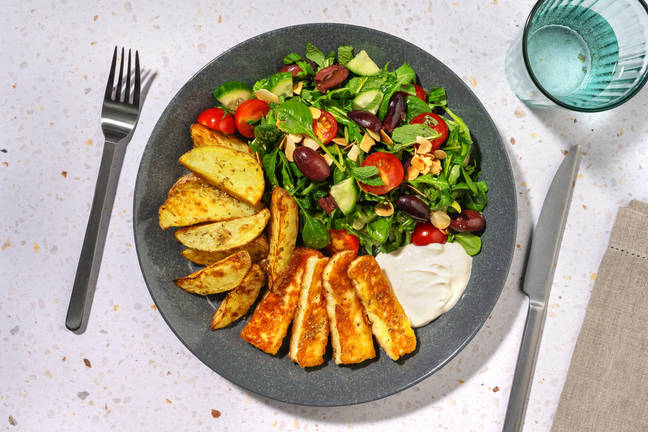 Greek-Style Haloumi & Oregano Wedges