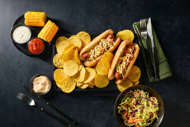 Loaded Cheesy Pork & Jalapeño Hot Dogs