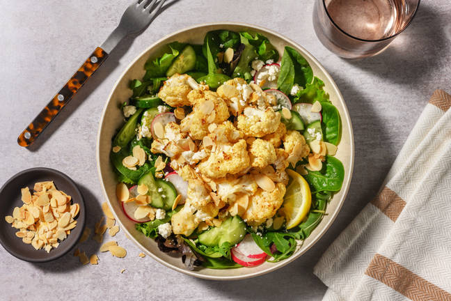 Chermoula Cauliflower & Feta Salad