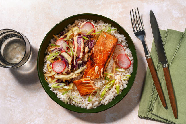 Sweet-Soy Salmon Poke Bowl