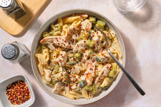 No Chop Chicken & Broccoli Fasta-Pasta
