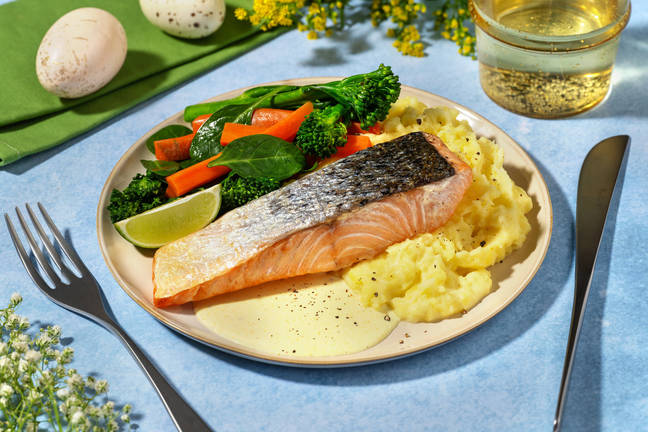 Seared Salmon & Creamy Potato Mash