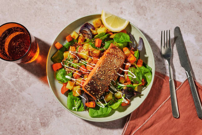 Pan-Seared Soy & Ginger Glazed Salmon 