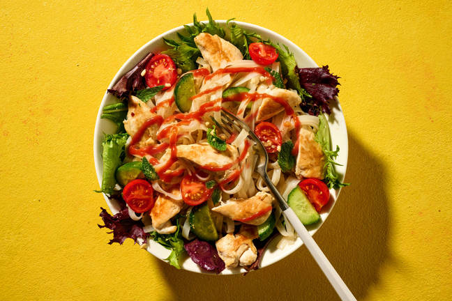 Quick Viet-Style Chicken & Rice Noodle Salad