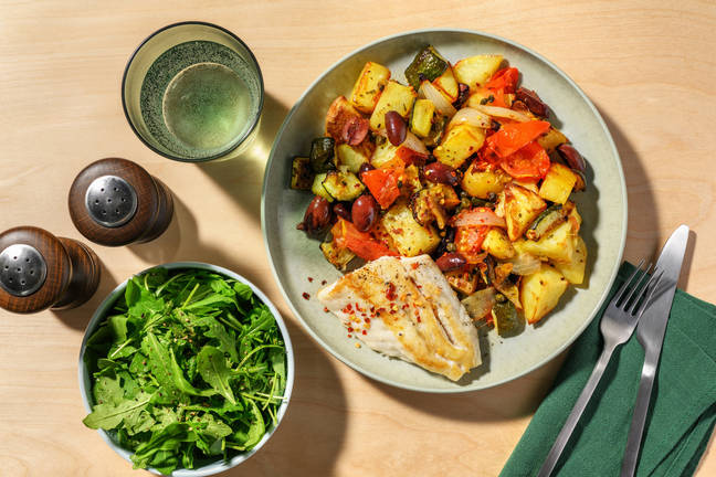 Italian-Style Barramundi & Veggie Traybake