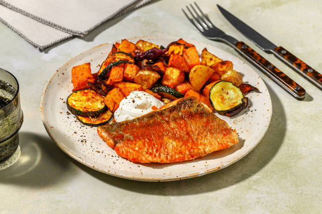 Honey-Harissa Glazed Barramundi 