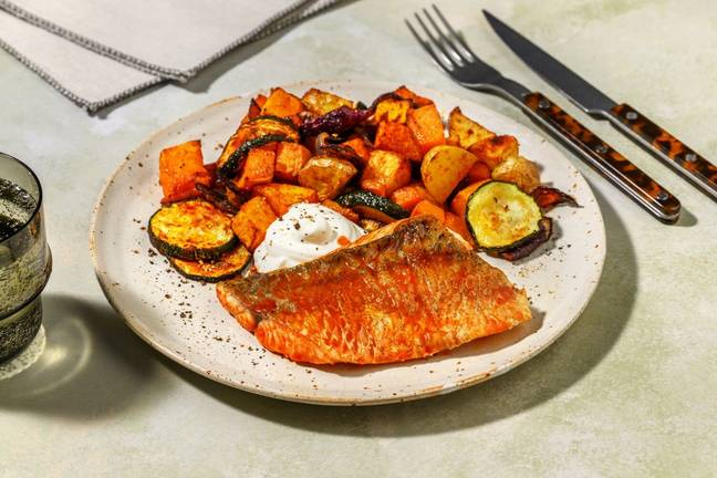 Honey-Harissa Glazed Barramundi 