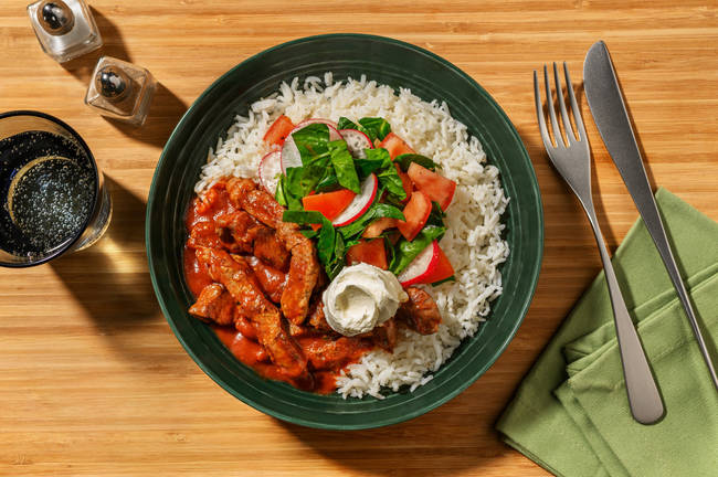 Easy As Mexican-Spiced Beef & Radish Salsa