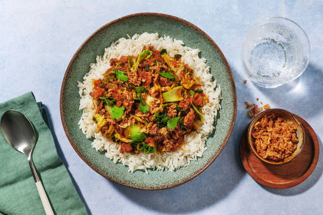 Superquick Hoisin Beef & Pork Stir-Fry