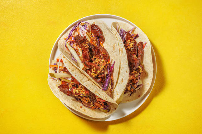 Super Fast Honey-Soy Beef Tacos