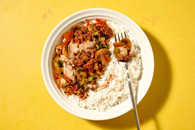 Express Teriyaki Pork & Mushroom Rice Bowl