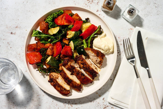 Smokey Honey-Chipotle Chicken & Kale Toss