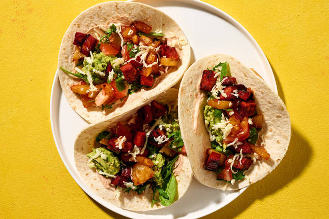 Fuss-Free Charred Chorizo & Pineapple Tacos