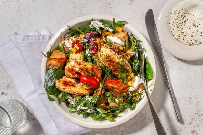 Smokey Chicken & Cherry Tomato Ranch Salad