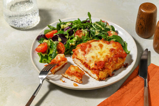Golden Mozzarella Chicken Parmigiana