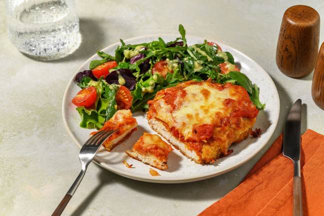 Golden Mozzarella Chicken Parmigiana