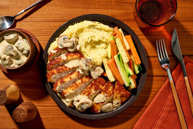Chicken Jägerschnitzel & Dijon Mushroom Sauce