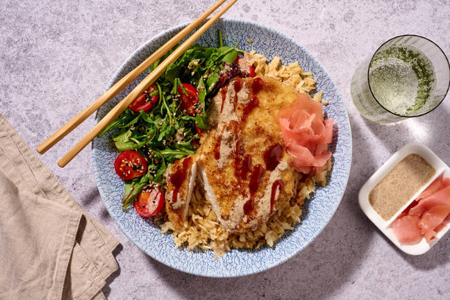 BBQ Tonkatsu Pork Bento Bowl