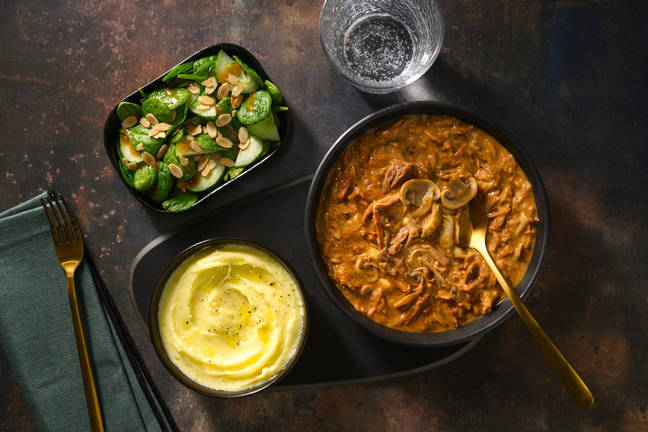 Creamy French Onion Beef & Mushroom Stew