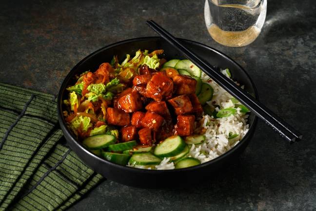 Korean Braised Gochujang Pork Belly & Rice