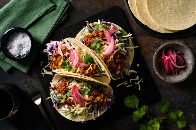 Loaded Beef Brisket Street-Style Tacos