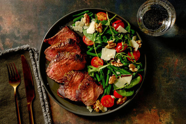 Date-Night Beef Steak & Italian Rocket Salad