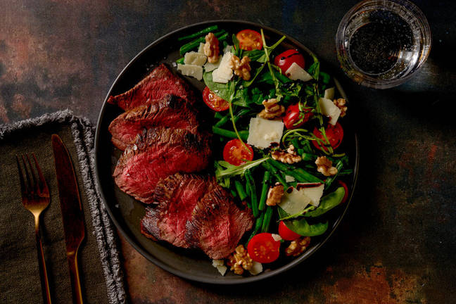 Date-Night Beef Steak & Italian Rocket Salad