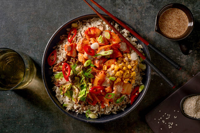 Gochujang Chicken & Rapid Wild Rice Bowl