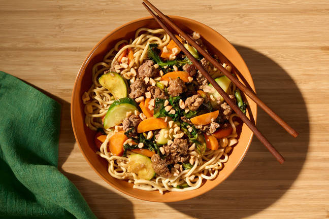 Quick Chinese Char Siu Beef Noodles
